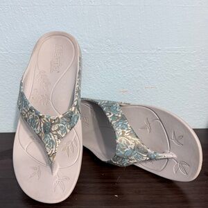 Blue Floral Alegria Sandal - Size 41